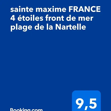 Maxime France 4 Etoiles Front De De La Nartelle Apartman